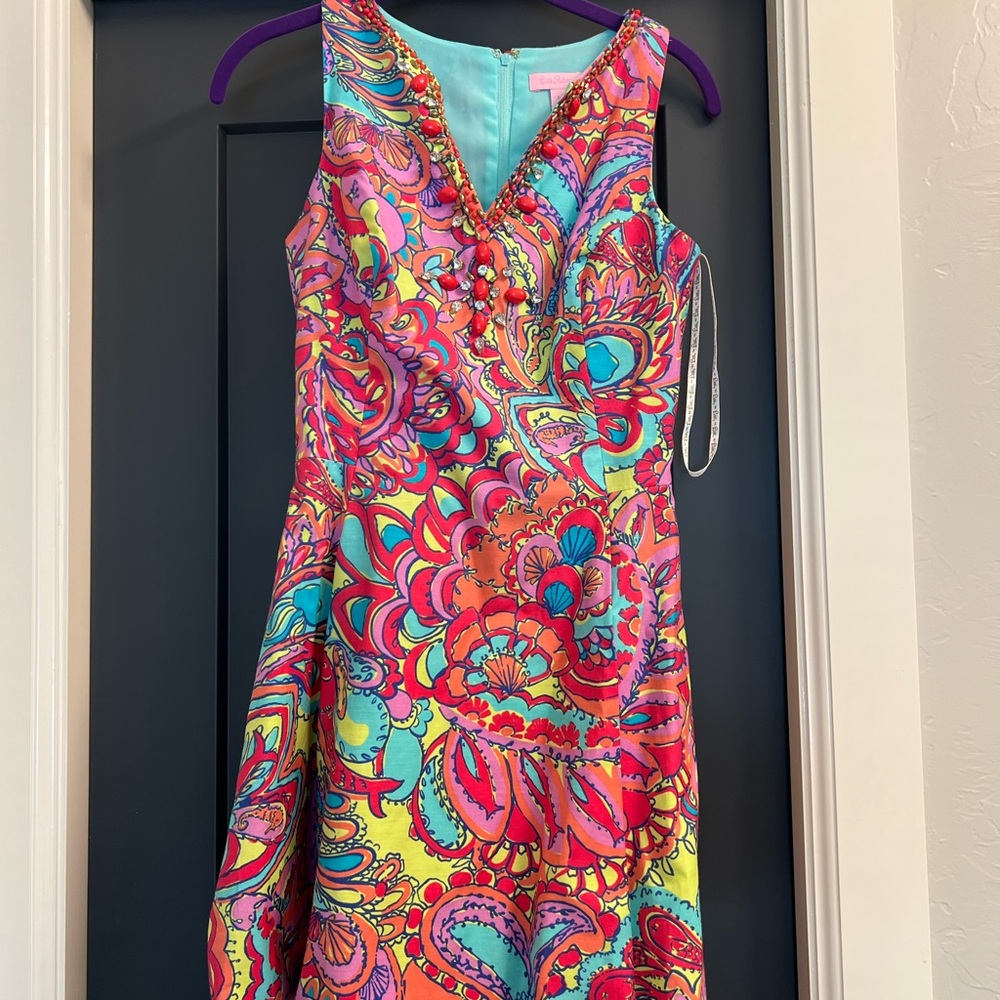 Vibrant Multicolor Sleeveless Dress